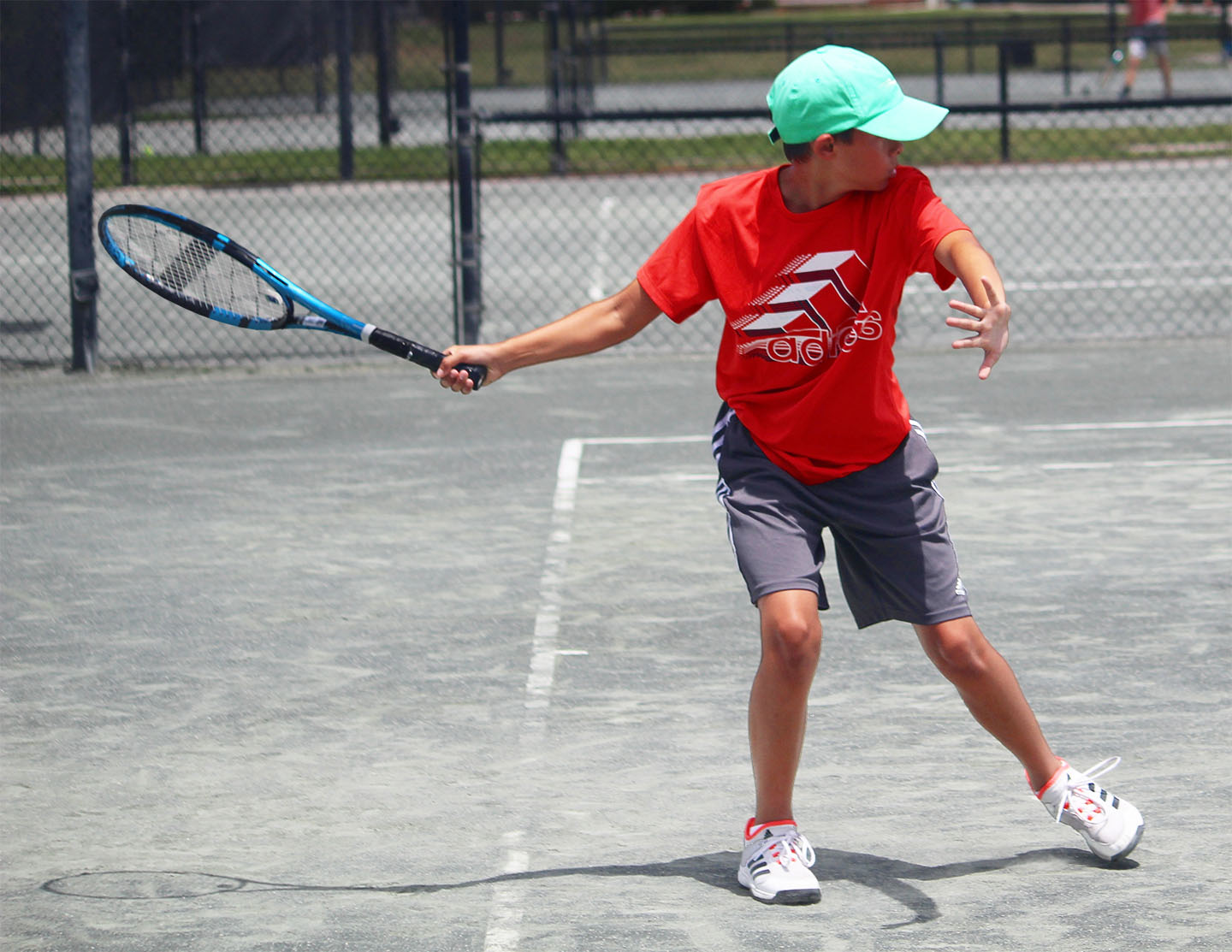 junior academy level tennis instructional training for ages 12 to 16 years