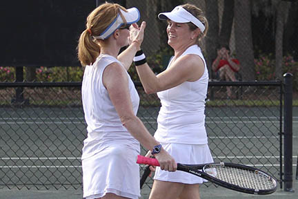 ladies partners playing